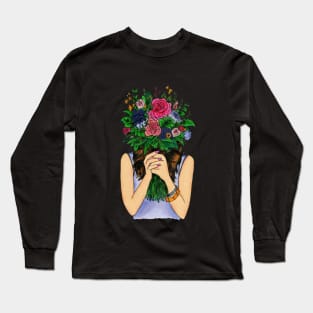 Flower Girl Long Sleeve T-Shirt